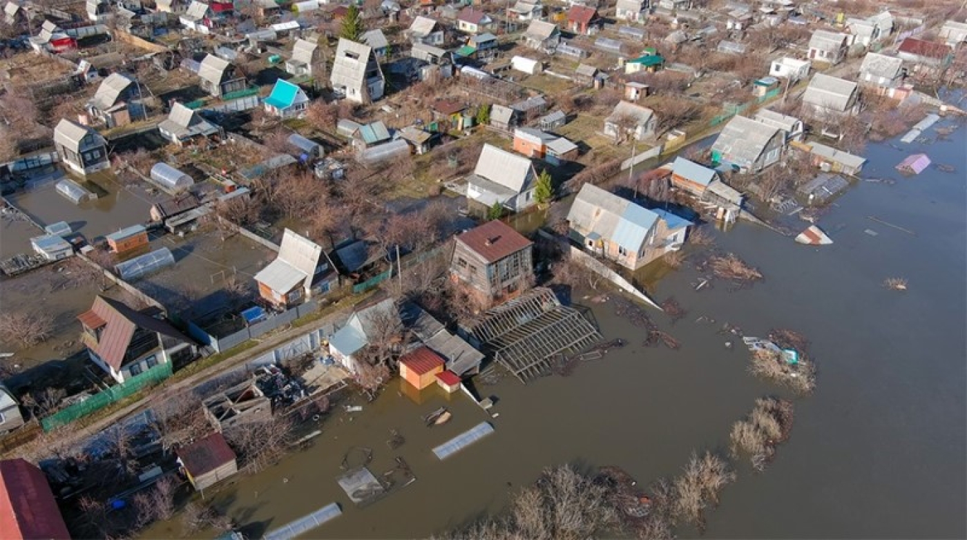 Около тысячи домов подтоплено в Курганской области России
