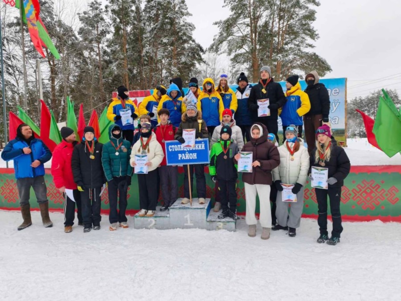 В Жорновке прошли соревнования по лыжным гонкам в рамках областной спартакиады школьников