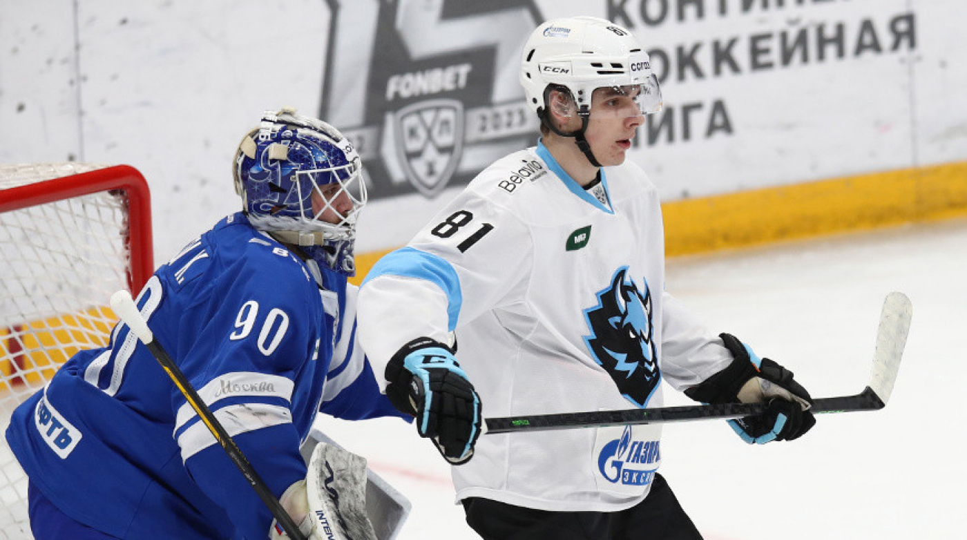 Хоккеисты минского "Динамо" проиграли московским одноклубникам в КХЛ
