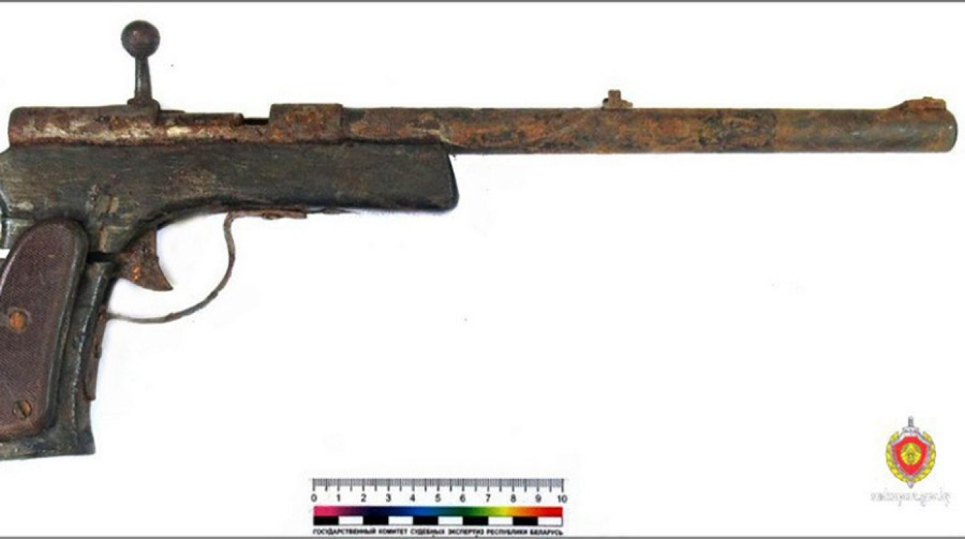 Самодельный пистолет изъяли у сельчанина в Рогачевском районе