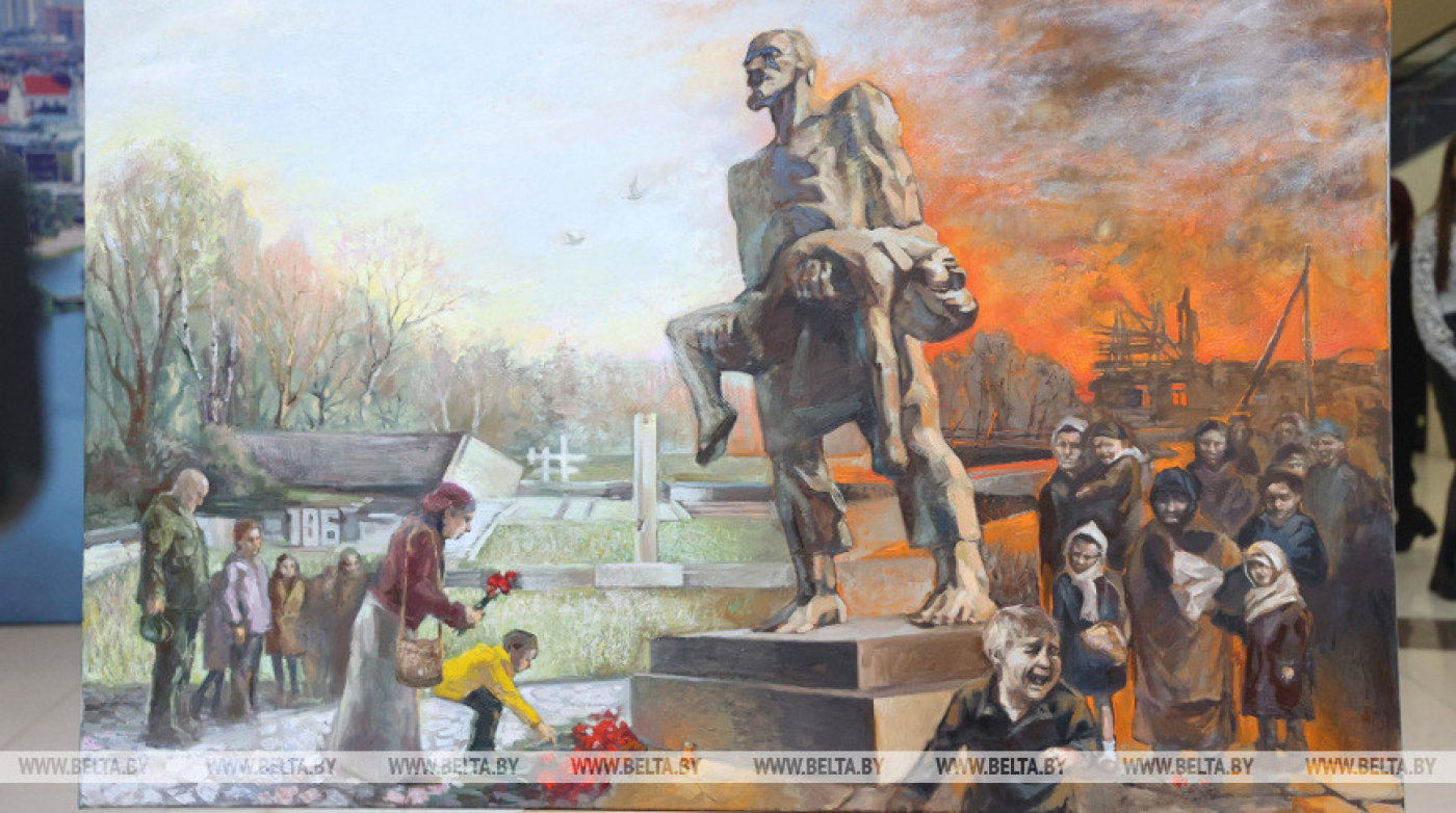 В Минске открылась выставка рисунка "Хатынь" глазами детей"