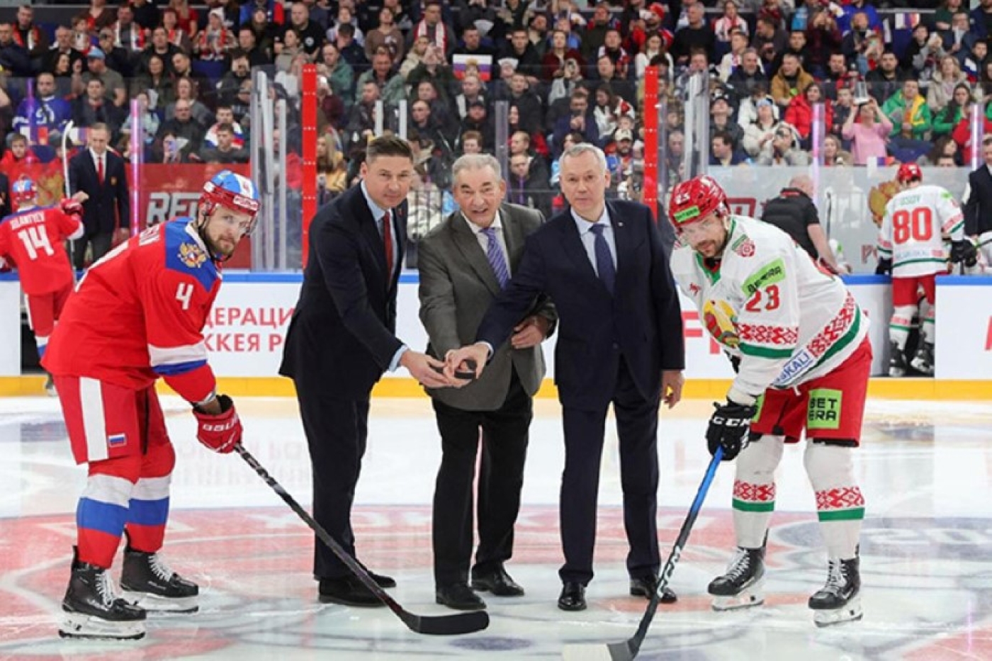 Сборная Беларуси заняла второе место на Кубке Первого канала по хоккею