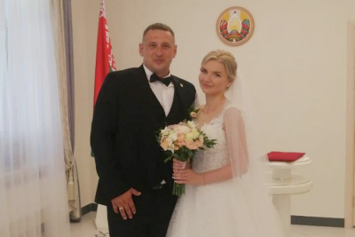Зарегистрировали брак Виталий и Полина Евдокименко