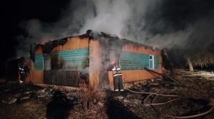 Мать и сын погибли при пожаре в Поставском районе