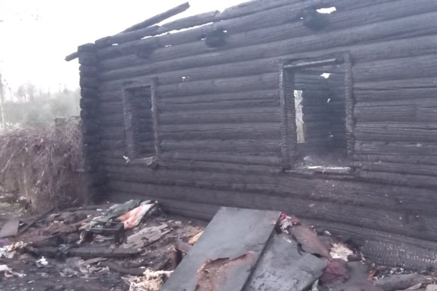 На пожаре погиб мужчина   