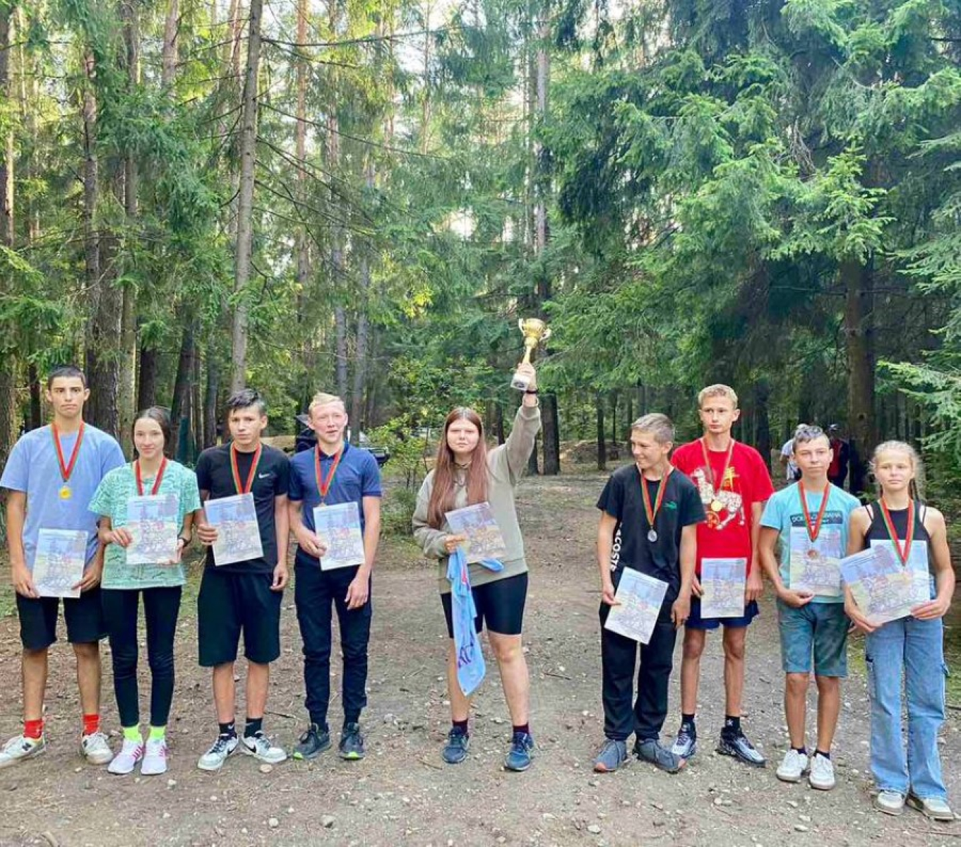 Березинская команда одержала верх в Республиканских соревнованиях велосипедного туризма