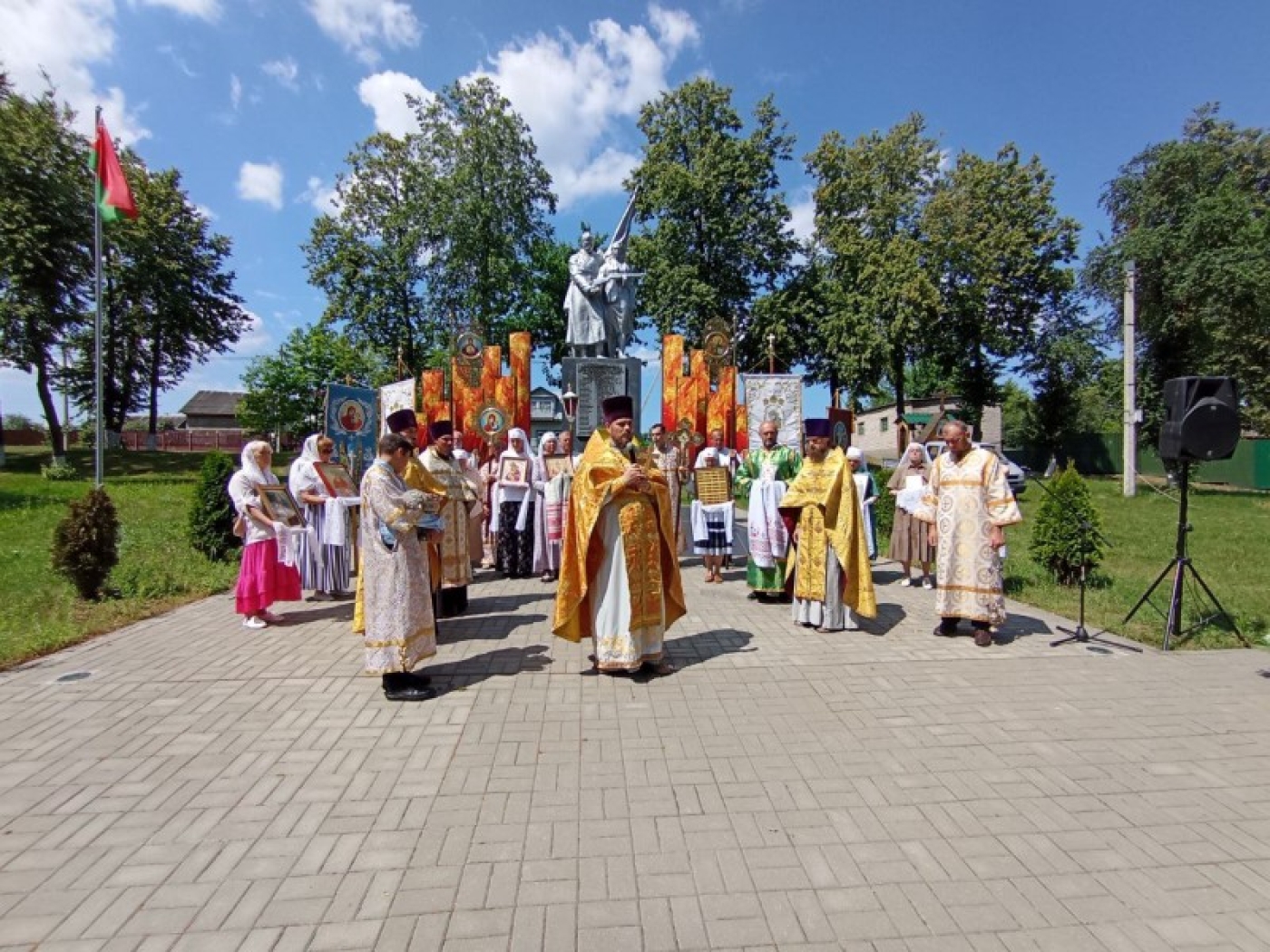 Всенародная молитва прошла в Березино