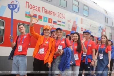 Новые эмоции и впечатления. "Поезд Памяти" встретили в Гродно