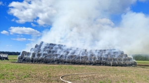 Пожар уничтожил 91 тонну соломы в Малоритском районе