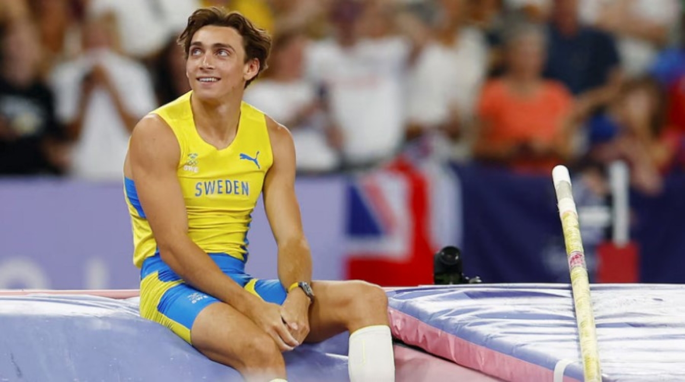 Олимпиада-2024: прыгун с шестом Дюплантис побил мировой рекорд