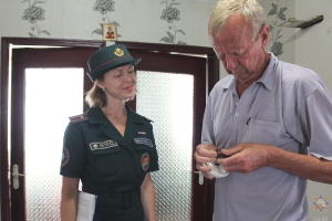 Бяспека сельскіх жыхароў – важкае пытанне для службы ратавання