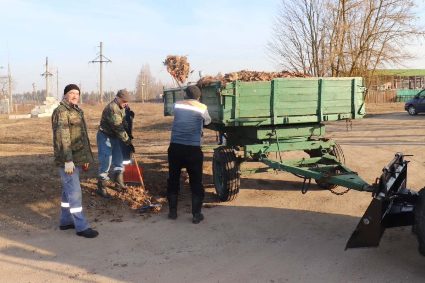 Не забыли и про парк