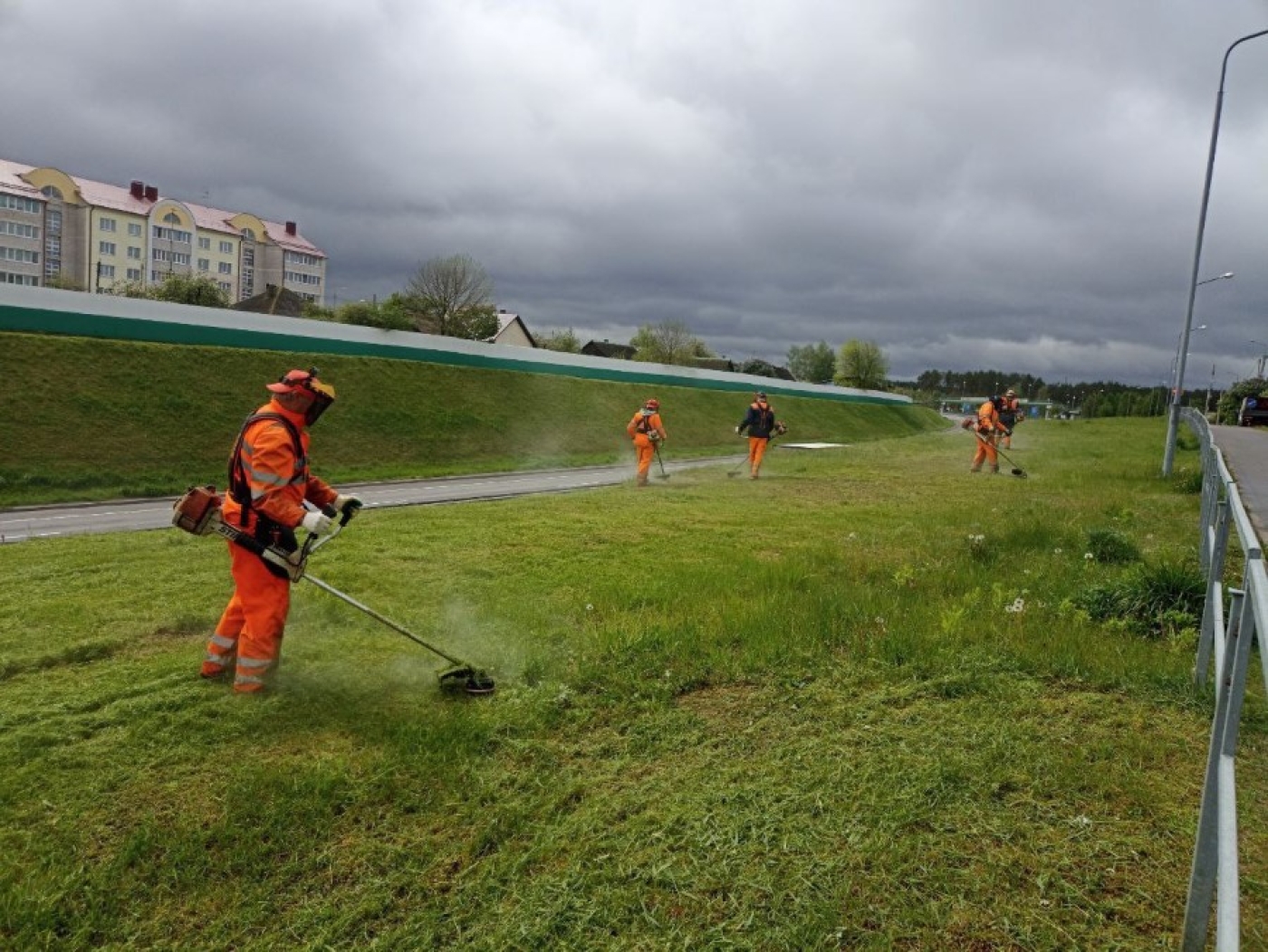 Кто должен обкашивать около дома?