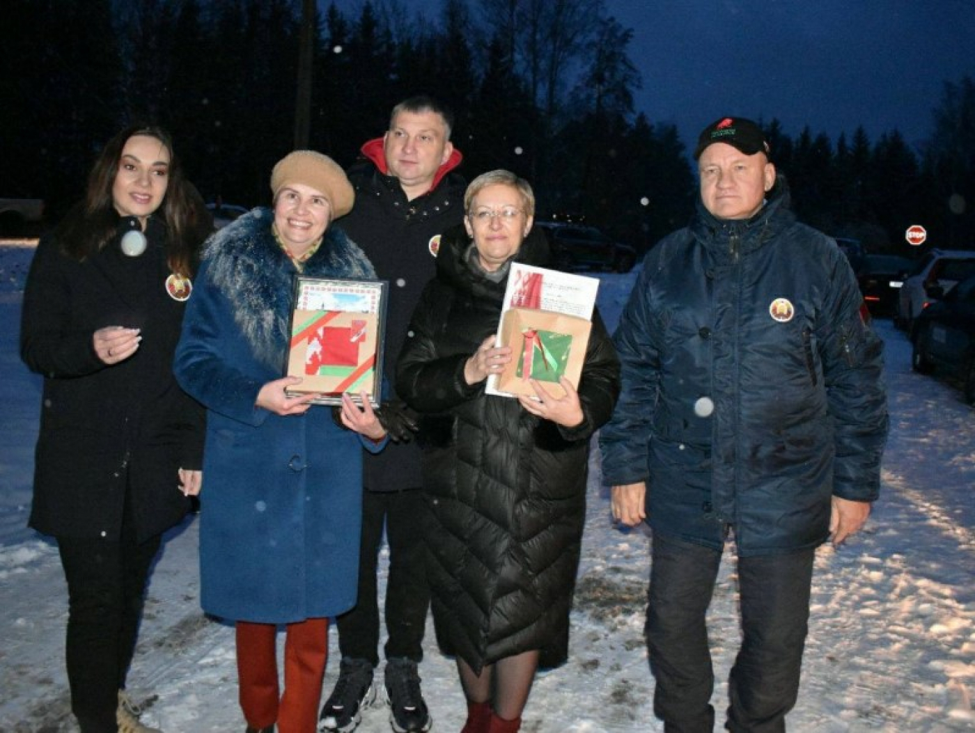 Эстафету республиканской акции «Символ единства» сегодня утром принял Мядельский район!