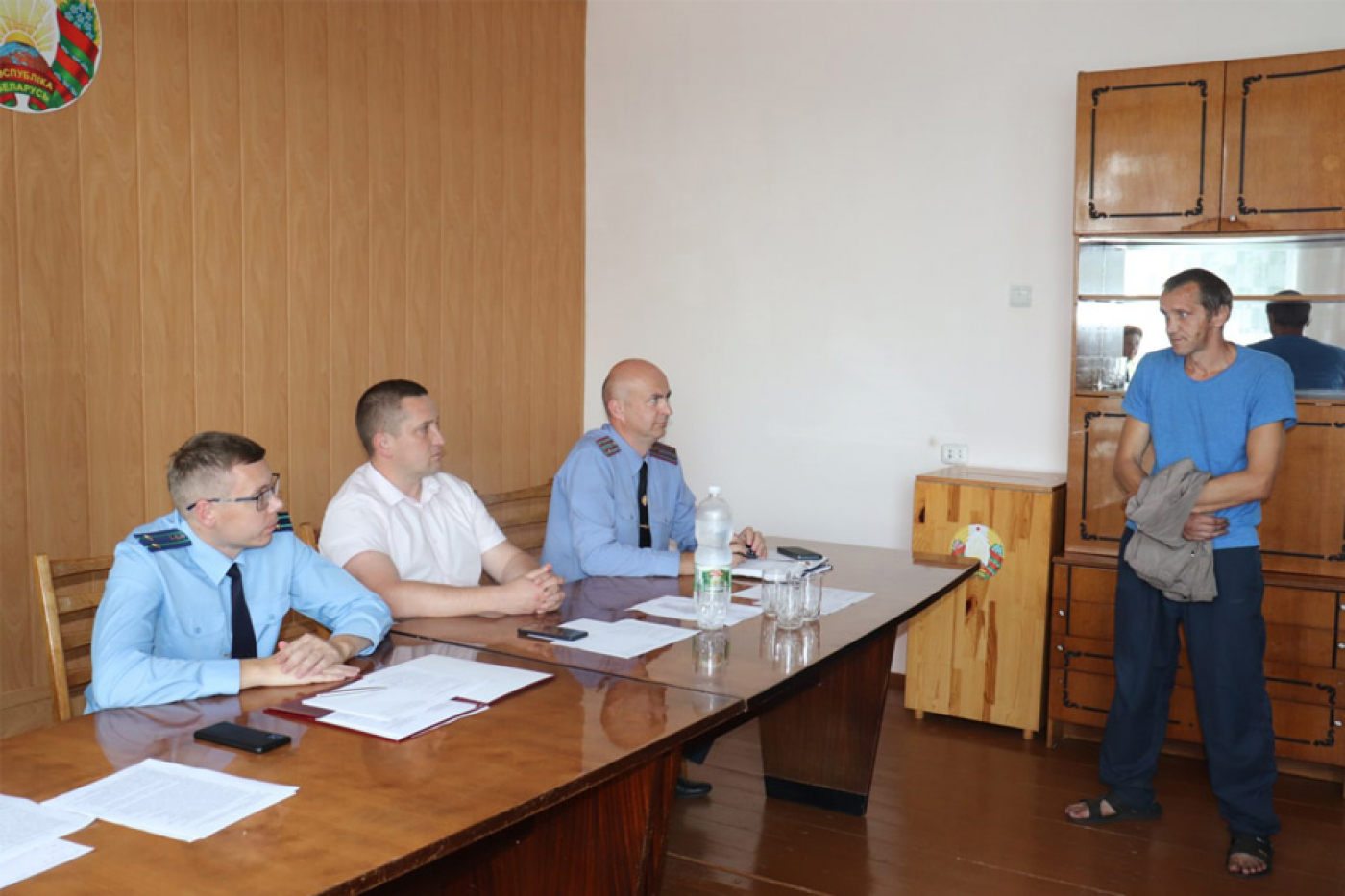 Заседание охраны пункта общественного порядка в Капланецком сельсовете