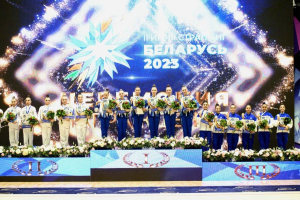 Белорусские гимнастки выиграли золото в групповом упражнении