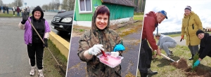 Березинцы дружно собрались на субботник