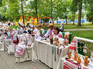 Березинские мастера приняли участие в фестивале "Слуцкія паясы"