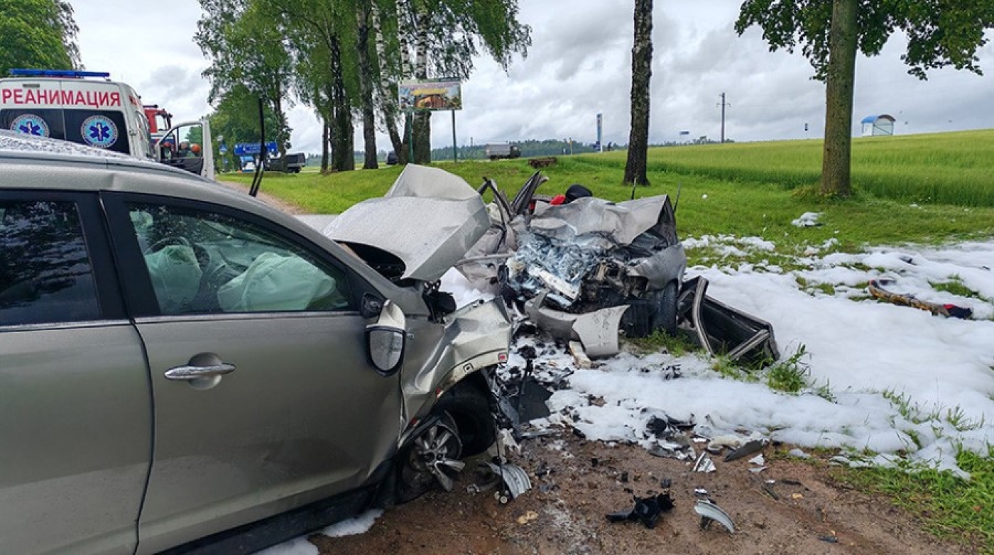 Двое детей пострадали в ДТП в Витебском районе