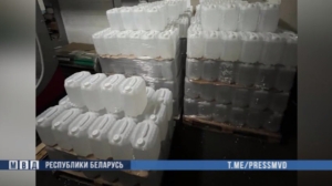 Крупную партию контрафактного спирта изъяли в Могилевском районе