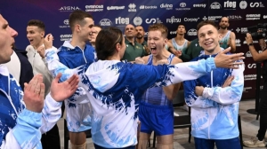 Глава НОК поздравил батутистов с четырьмя медалями чемпионата мира