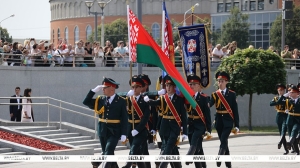 "Честно служить народу и государству". Спасатели-новобранцы принесли присягу в Минске
