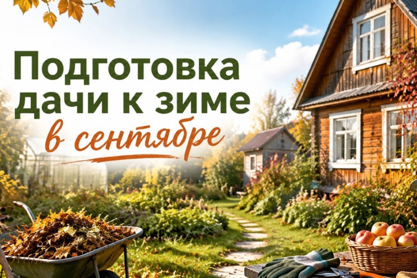Подготовка дачи к зиме в сентябре: какие работы в саду и огороде нужно обязательно сделать до первых заморозков