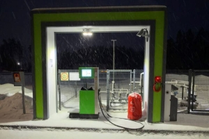 В Березино открыли газовую заправку