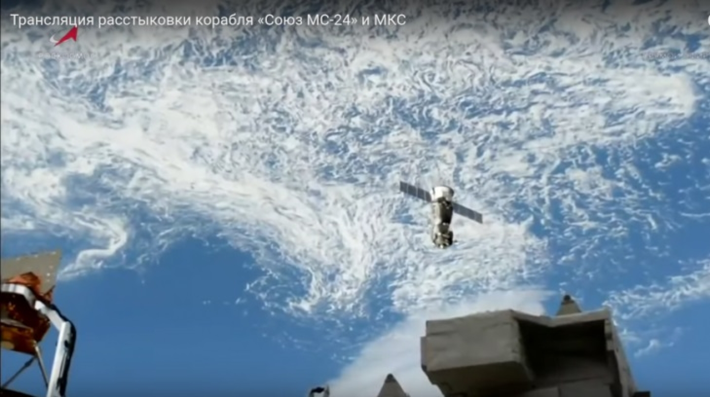 Корабль "Союз МС-24" с Василевской на борту расстыковался с МКС