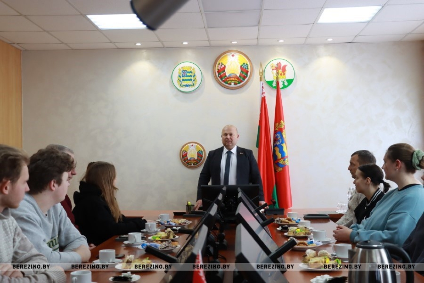 Председатель Березинского райисполкома провёл встречу со студентами Витебской академии ветеринарной медицины