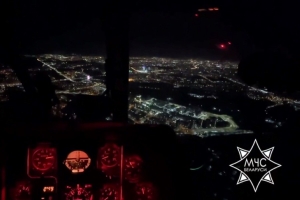 В МЧС рассказали, как и для чего делают ночную аэросъемку Минска