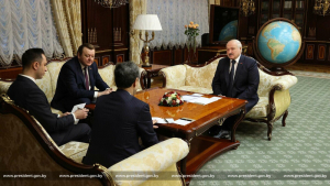 Александр Лукашенко встретился с Чрезвычайным и Полномочным Послом Ирана в Беларуси Саидом Яри