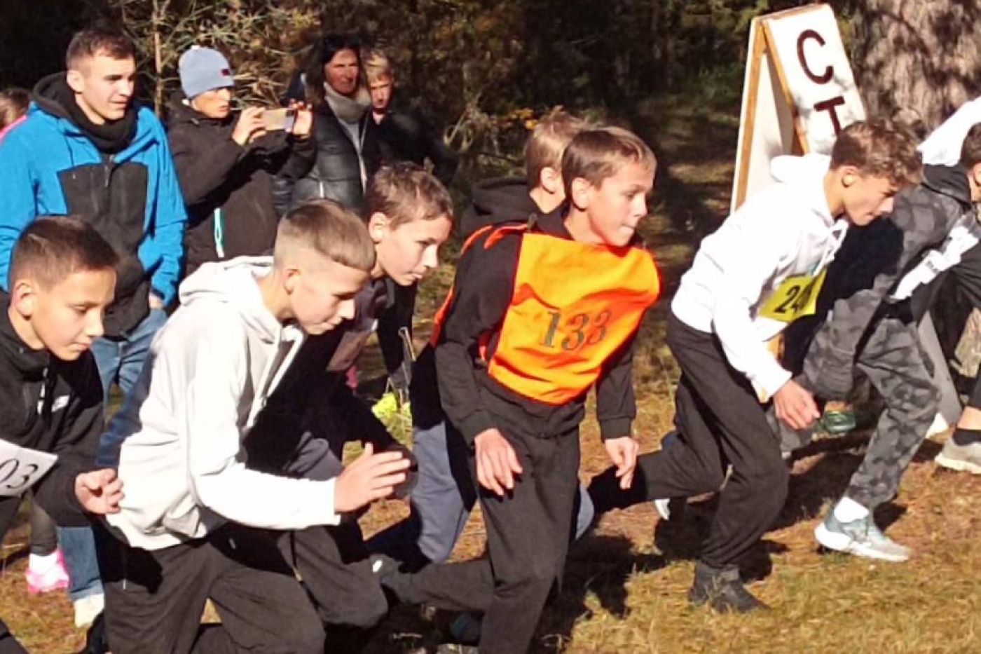 Прошел чемпионат и первенство по легкоатлетическому кроссу в Крупках