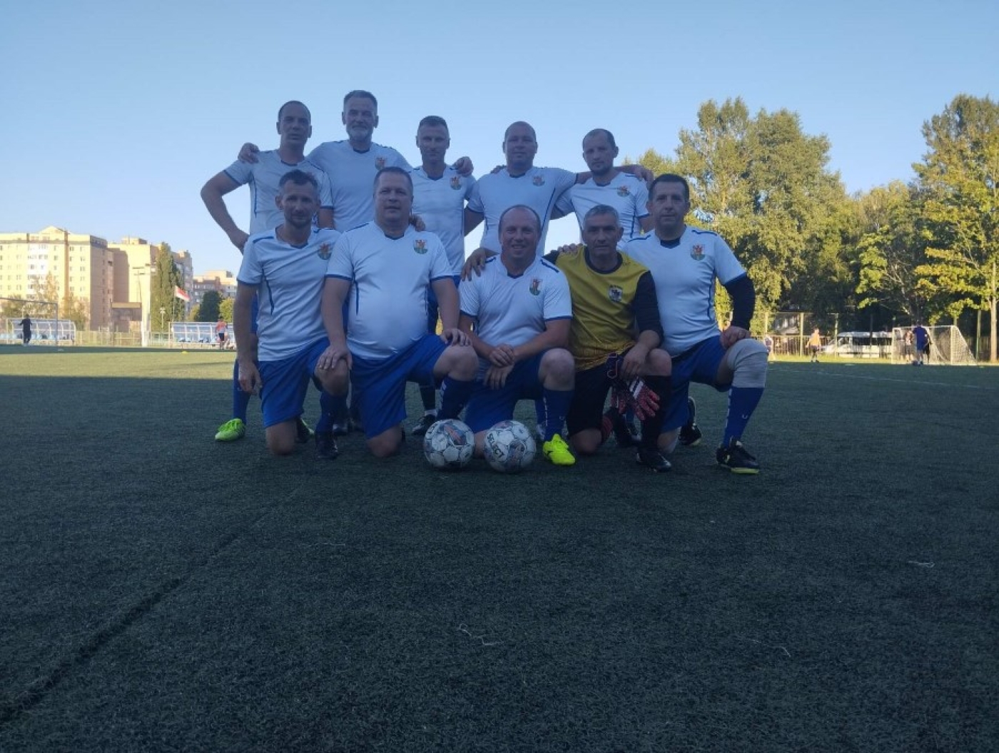 В Могилеве прошла игра 8-го Открытого Чемпионата  г. Могилева по футболу среди ветеранов. Сыграли Березина - Могилев