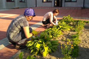 Субботнее утро начинаем... Ну с зарядки само собой. Сегодня ещё и с субботника.