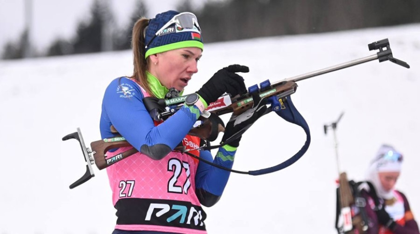 Белоруски заняли третье место в эстафете на чемпионате России по биатлону