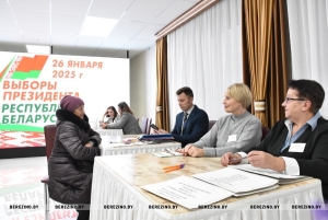 Березинцы активно голосуют досрочно!