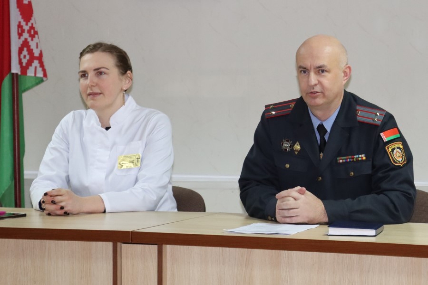 Начальник РОВД встретился с медиками