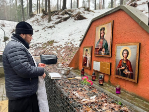 Чин Великого освящения воды в санатории "Березина"