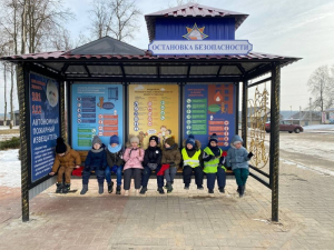 "Остановку безопасности" посетили воспитанники детского сада №1