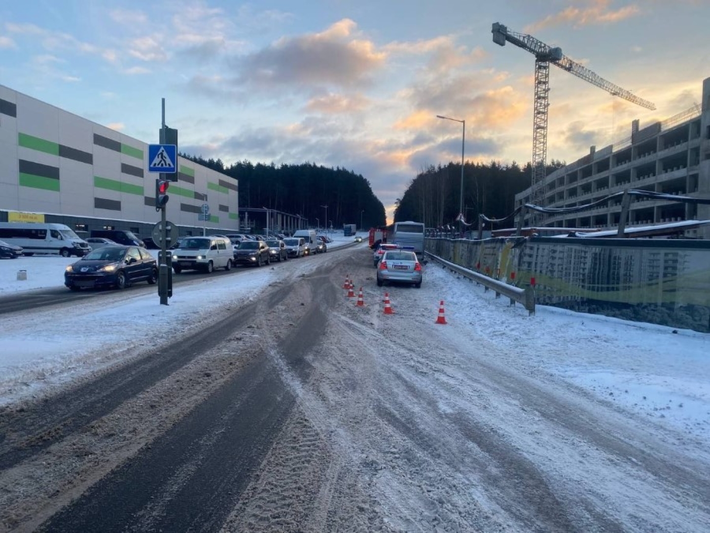 ДТП в Минском районе: под колеса автобуса попал пешеход