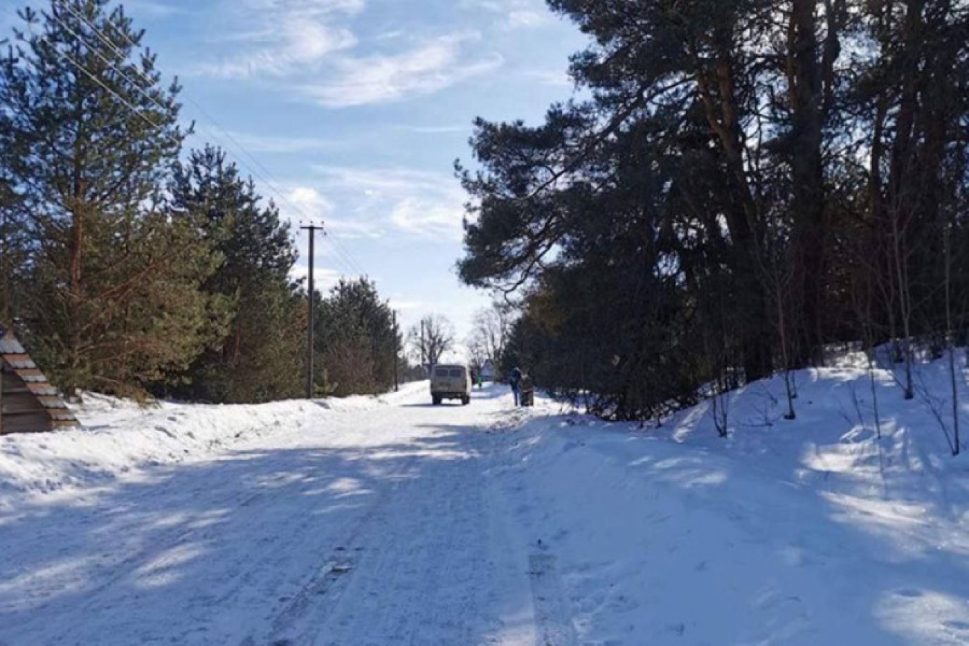 В Узденском районе ребенок на тюбинге попал под авто