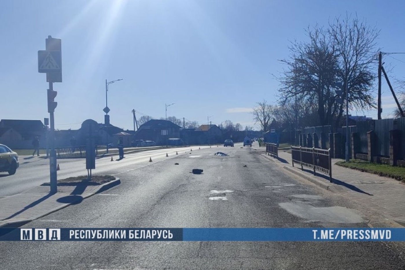 В Лиде под колесами автомобиля погиб подросток