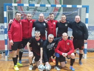 В Березино прошла игра Чемпионата г. Могилева по мини-футболу среди ветеранских команд 40+