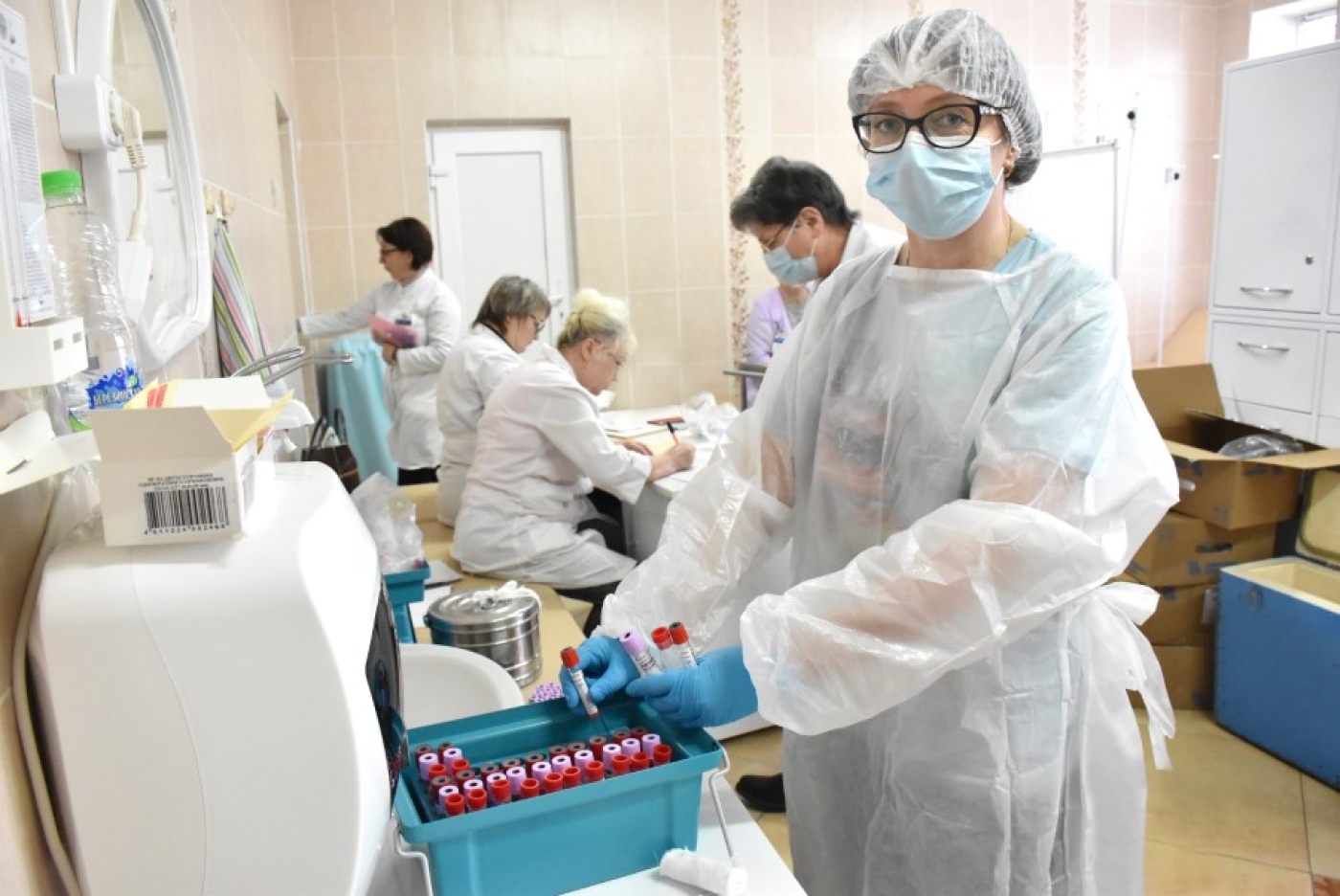 Доноры сегодня сдали кровь в Березинской ЦРБ