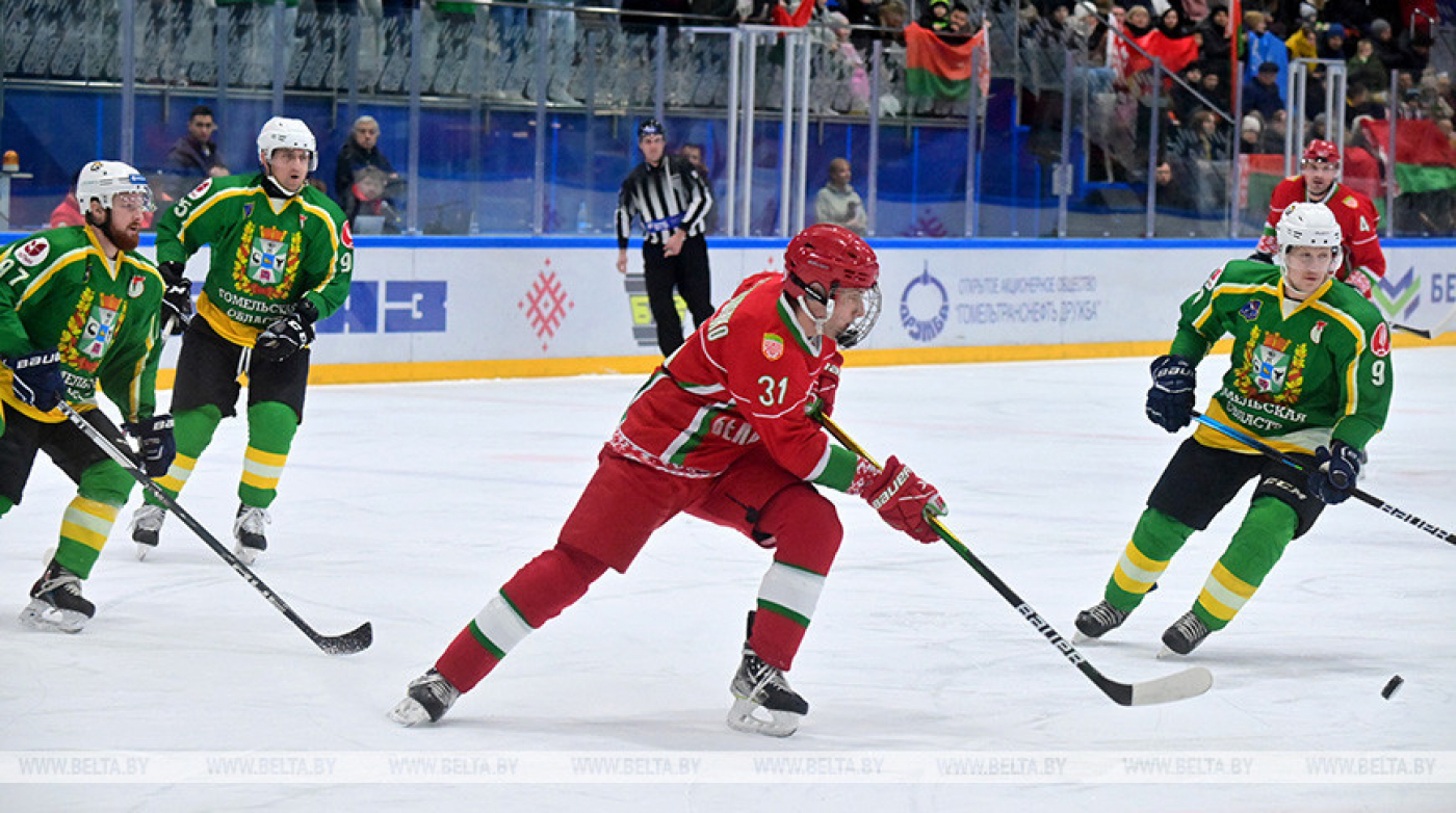 Хоккейная команда Президента Беларуси выиграла в матче любительского турнира