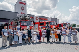 Награждение победителей и призеров конкурса на лучшее освещение в СМИ деятельности спасателей Минской области