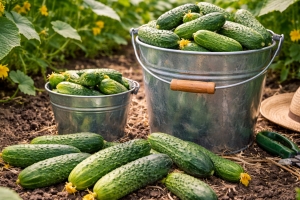 Огурцы с куста ведрами: замачиваем семена в молоке и ослепляем росток — лезут как сумасшедшие