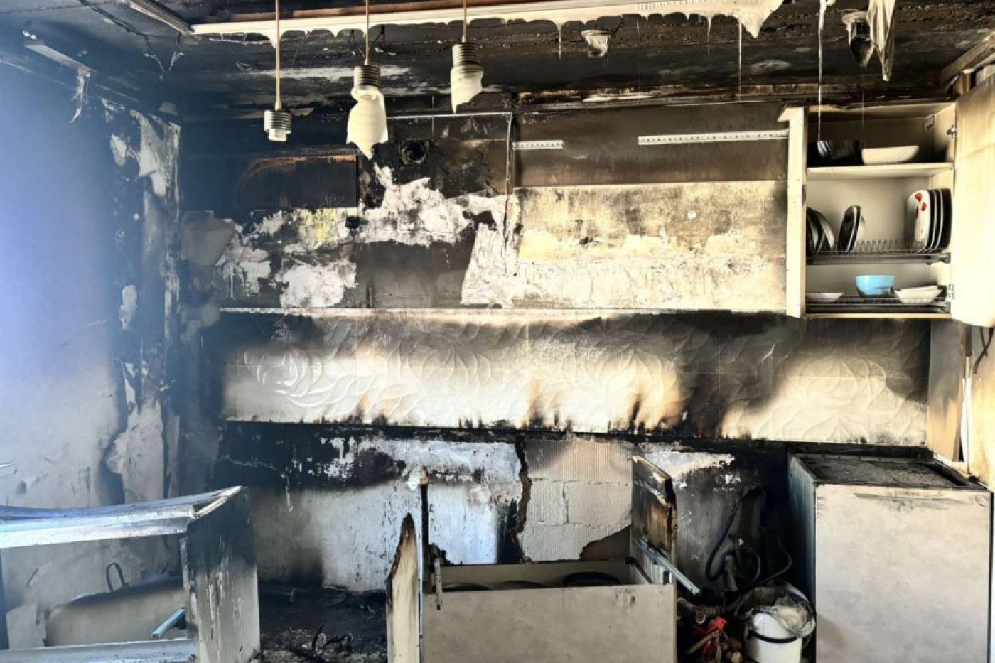 Сегодня в Березино произошел пожар в жилом доме