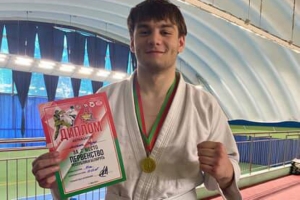 Уроженец Березино Назар Лаптёнок победил в чемпионате по рукопашному бою